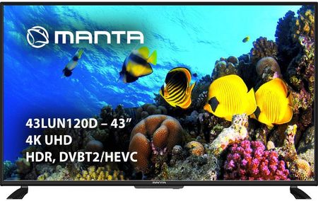 Telewizor LED MANTA 43LUN120D 43 cale 4K UHD
