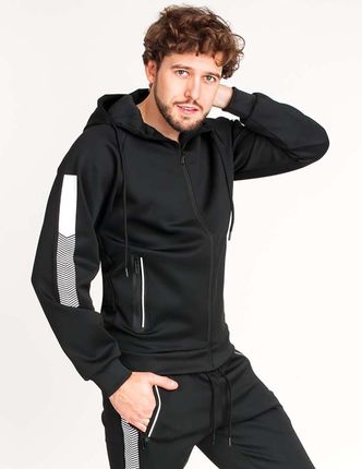 Bluza dresowa sportowa męska czarna : Rozmiar - XL