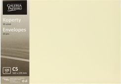 Zdjęcie Koperty C5 Jasnykrem Gładkie 120G 10 szt. - Radomyśl Wielki