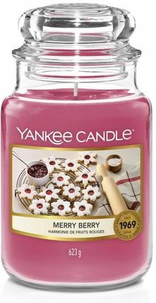 Yankee Candle Duża Świeca W Słoiku Merry Berry 623g