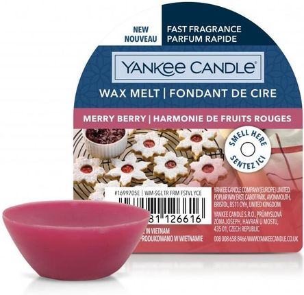 Yankee Candle Merry Berry Wosk Zapachowy 22g