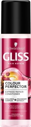 Schwarzkopf Gliss Colour Perfector Ekspresowa Odżywka Regeneracyjna Do Włosów 200 ml