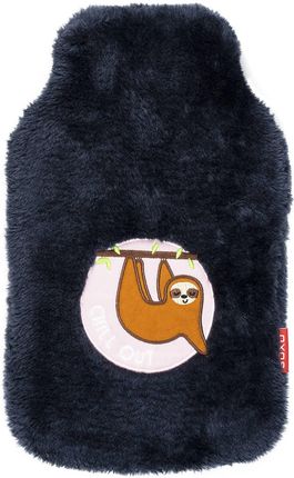 Soxo Termofor szary DUŻY 1,8l ogrzewacz w pokrowcu sweterku chill out leniwiec