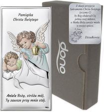 Dono Obrazek srebrny Aniołek Pamiątka Chrztu Świętego DS01C (24921349)