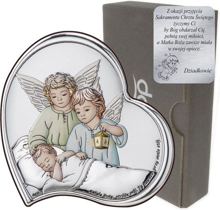 Dono Obrazek srebrny Aniołki z latarenką nad dzieckiem DS24C (3032841)
