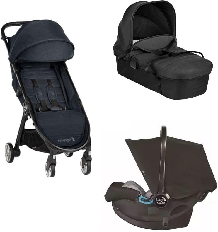 Wózek Baby Jogger Tour 2 Carbon Głęboko Spacerowy + Fotelik City Go