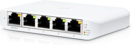 Ubiquiti Networks Unifi Switch Flex Mini (5-Pack) Zarządzany Gigabit Ethernet (10/100/1000) Obsługa Poe Biały (USWFLEXMINI5)