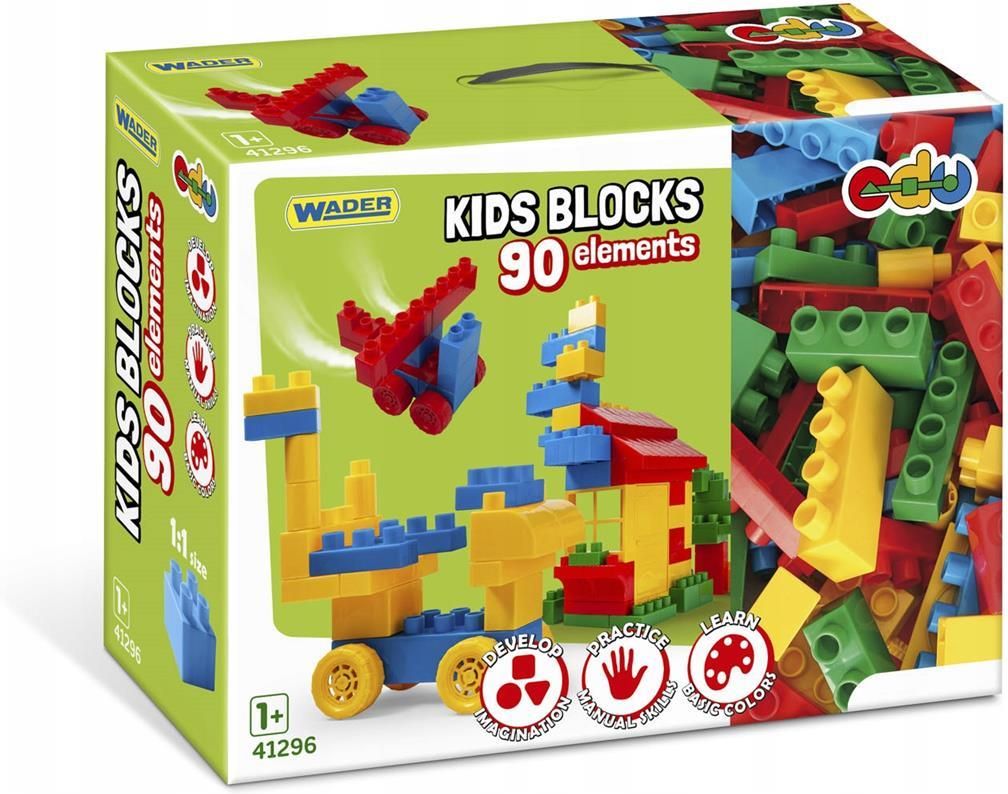 Wader Kids Blocks Klocki 90 El Kreatywne Twórz I Buduj - ceny i opinie ...
