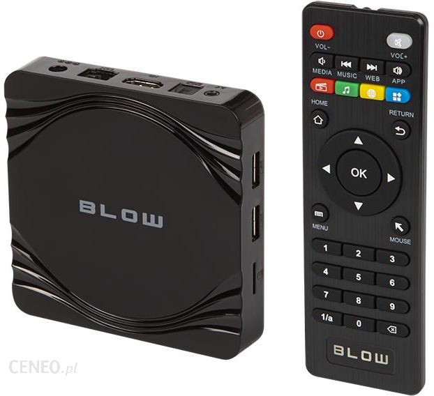 BLOW ANDROID SMART TV BOX 4K WIFI BLUETOOTH +KLAWIATURA