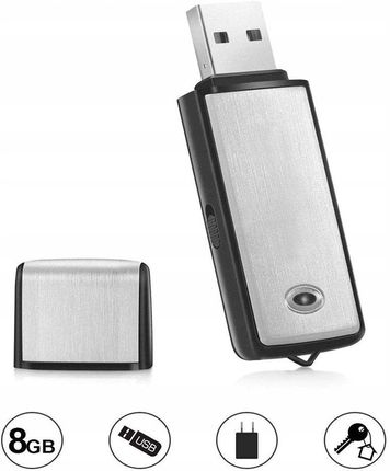DEXXER MINI DYKTAFON PENDRIVE PODSŁUCH SZPIEGOWSKI USB - zdjęcie 2
