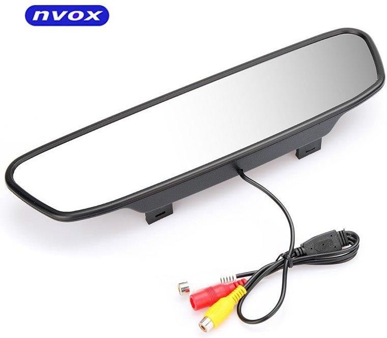 NVOX MONITOR SAMOCHODOWY COFANIA LCD 5CALI CALI LED W LUSTERKU WSTECZNYM AV 12V... ( NW5005M)