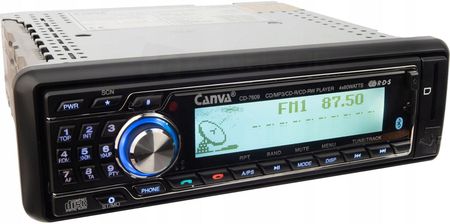 CANVA CANVA CD7609 RADIO SAMOCHODOWE BLUETOOTH CD MP3 SD PILOT