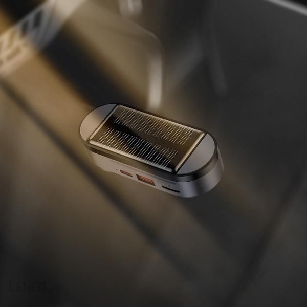 Baseus Solar Car Wireless Player | Solarny transmiter odtwarzacz MP3 do samochodu Bluetooth 5.0 AUX USB