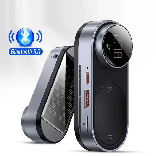 Baseus Solar Car Wireless Player | Solarny transmiter odtwarzacz MP3 do samochodu Bluetooth 5.0 AUX USB - zdjęcie 4 Baseus Solar Car Wireless Player | Solarny transmiter odtwarzacz MP3 do samochodu Bluetooth 5.0 AUX USB