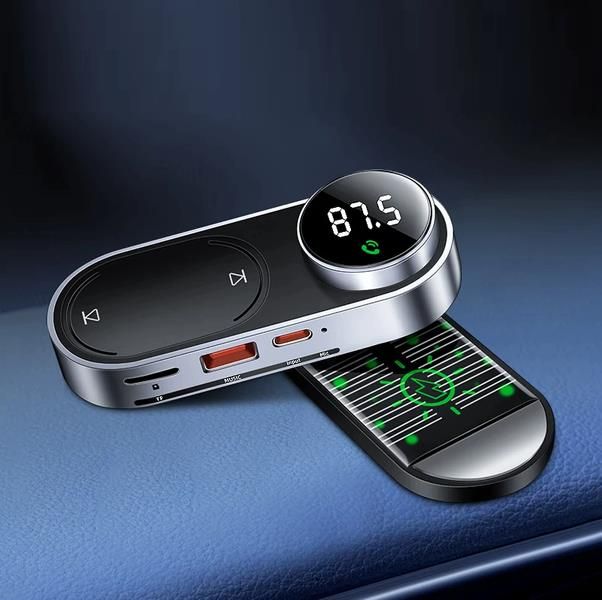 Baseus Solar Car Wireless Player | Solarny transmiter odtwarzacz MP3 do samochodu Bluetooth 5.0 AUX USB - zdjęcie 9 Baseus Solar Car Wireless Player | Solarny transmiter odtwarzacz MP3 do samochodu Bluetooth 5.0 AUX USB