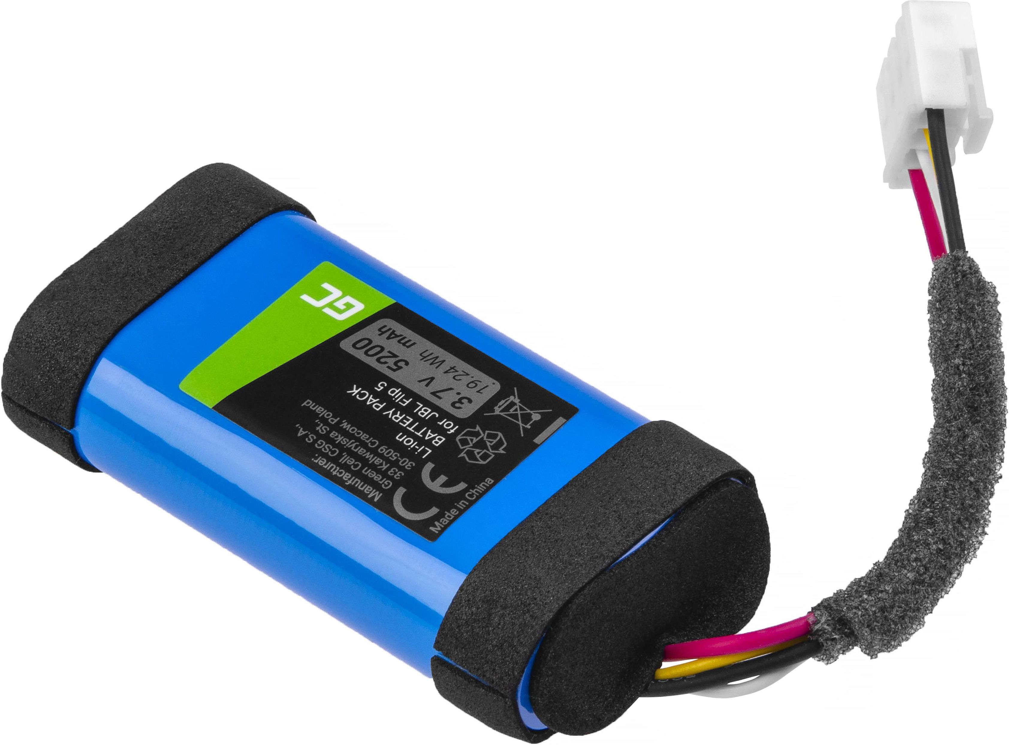 Fayerkar Vervangbatterij 3,7V 5200mAh Voor JBL Flip 5 – 1INR19/66-2 ID1060-B