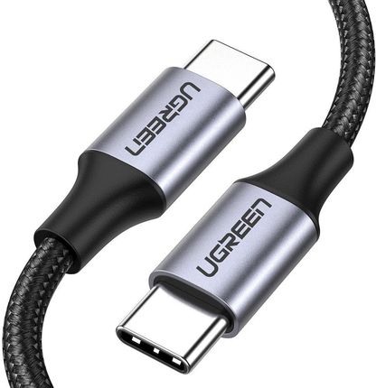 UGREEN KABEL USB-C DO USB-C US261, 60W, 2M (CZARNY)