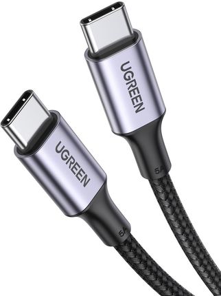 UGREEN KABEL USB-C DO USB-C US316, 100W, 3M (SZARY)
