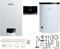 Kocioł  Vaillant Vc 20Cs/1-5 + Vih R 120/6B Vrc 720F Sensocomfort Poziome Wyprowadzenie Przez Ścianę Lub Dach (0010043655) Nowość 2021 10043655