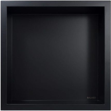 Balneo Wall Box One Black 30X30X10 Półka Wnękowa Wbudowywana W Ścianę Cm Czarna 3759