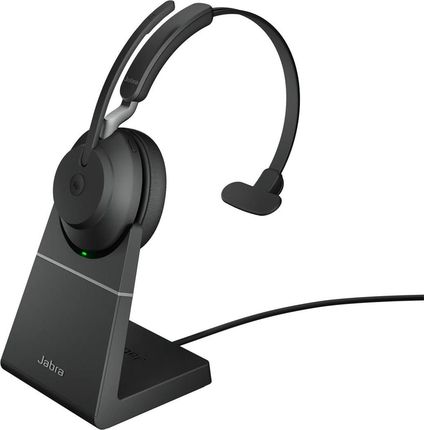 Jabra Evolve2 65, Ms Mono Zestaw Słuchawkowy Bluetooth Czarny (26599899889)