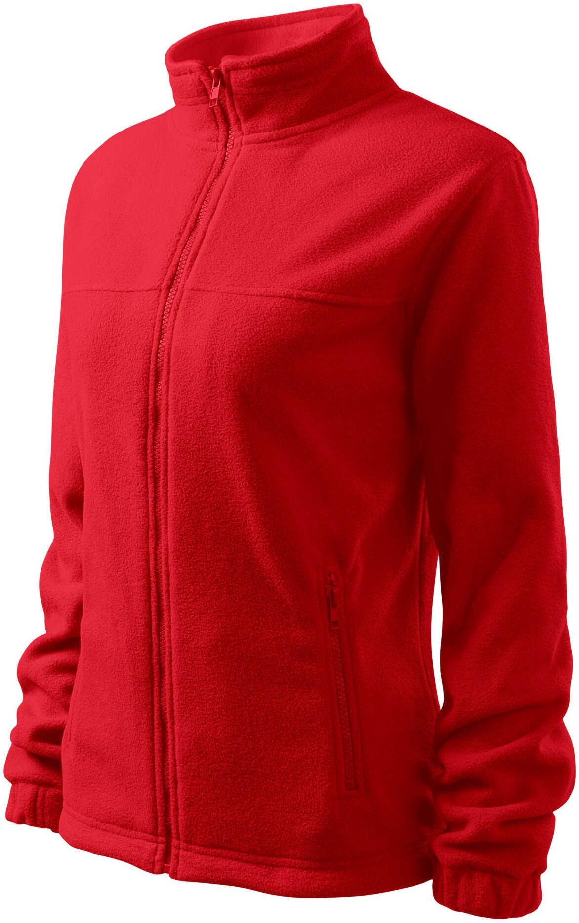 POLAR damski, bluza polarowa, zapinana na suwak, zasuwane kieszenie, RIMECK, JACKET, czerwony - zdjęcie 5 POLAR damski, bluza polarowa, zapinana na suwak, zasuwane kieszenie, RIMECK, JACKET, czerwony