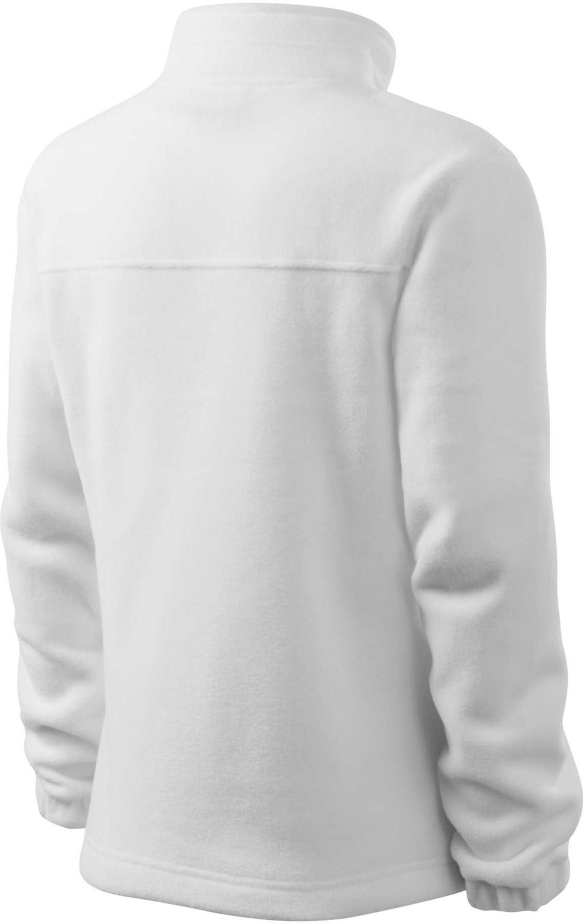 POLAR damski, bluza polarowa, rozpinana, kieszenie na suwak, RIMECK, JACKET 504, biały - zdjęcie 5 POLAR damski, bluza polarowa, rozpinana, kieszenie na suwak, RIMECK, JACKET 504, biały