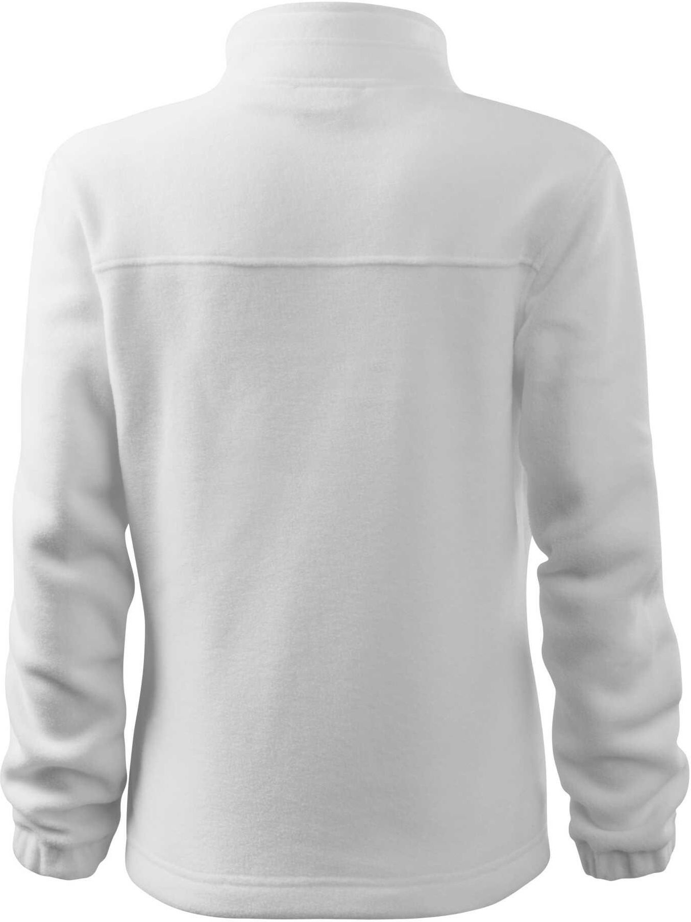 POLAR damski, bluza polarowa, rozpinana, kieszenie na suwak, RIMECK, JACKET 504, biały - zdjęcie 8 POLAR damski, bluza polarowa, rozpinana, kieszenie na suwak, RIMECK, JACKET 504, biały