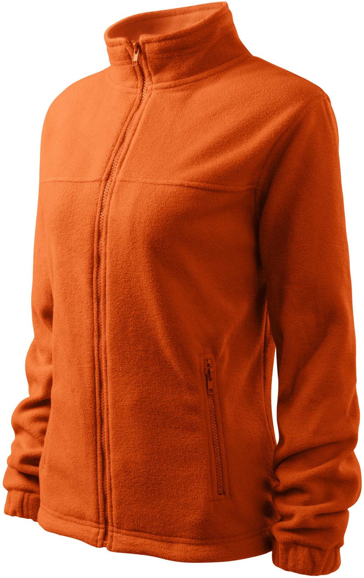 POLAR damski, bluza polarowa, rozpinana, kieszenie na suwak, RIMECK, JACKET 504, pomarańczowy - zdjęcie 8 POLAR damski, bluza polarowa, rozpinana, kieszenie na suwak, RIMECK, JACKET 504, pomarańczowy