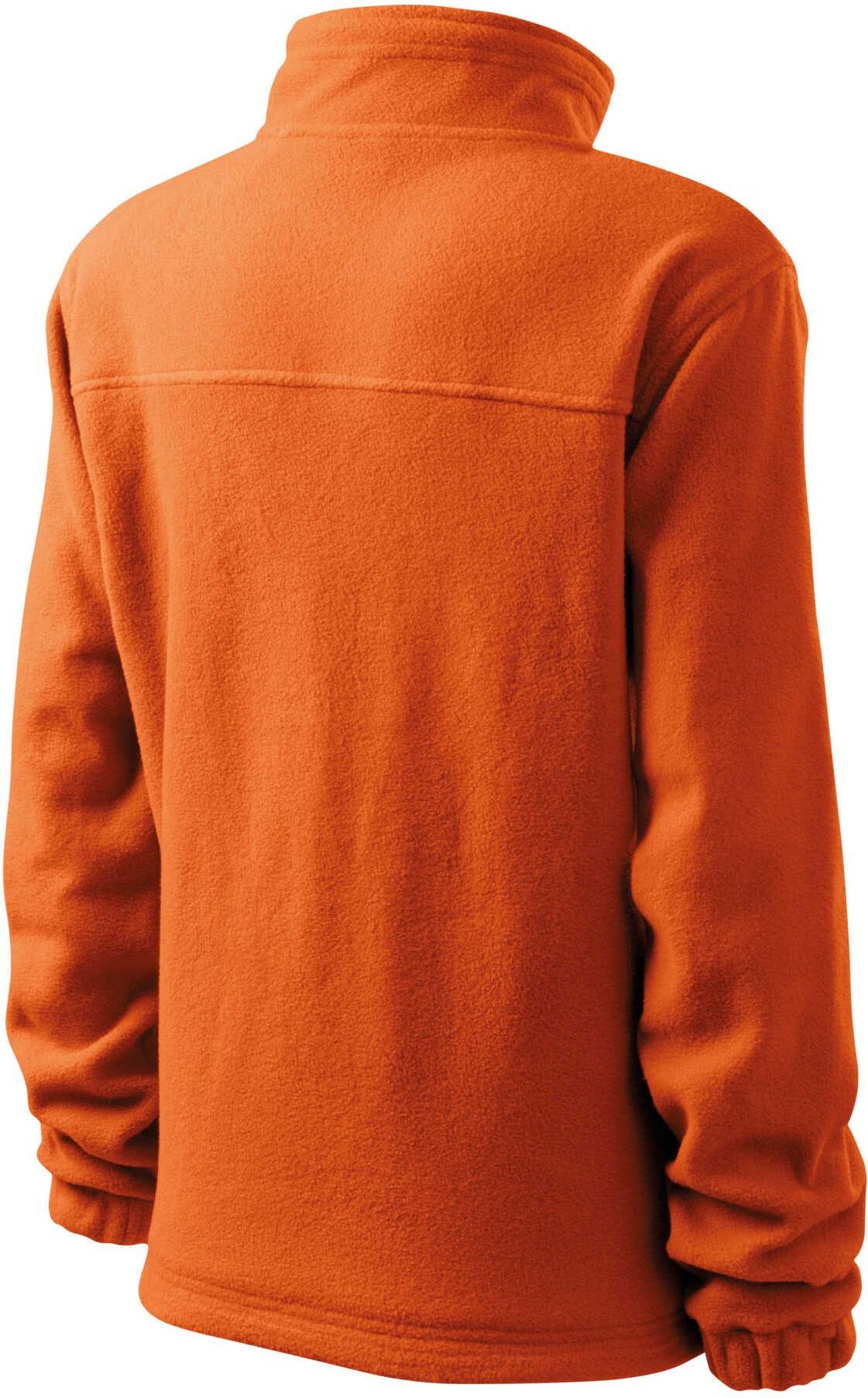 POLAR damski, bluza polarowa, rozpinana, kieszenie na suwak, RIMECK, JACKET 504, pomarańczowy - zdjęcie 1 POLAR damski, bluza polarowa, rozpinana, kieszenie na suwak, RIMECK, JACKET 504, pomarańczowy