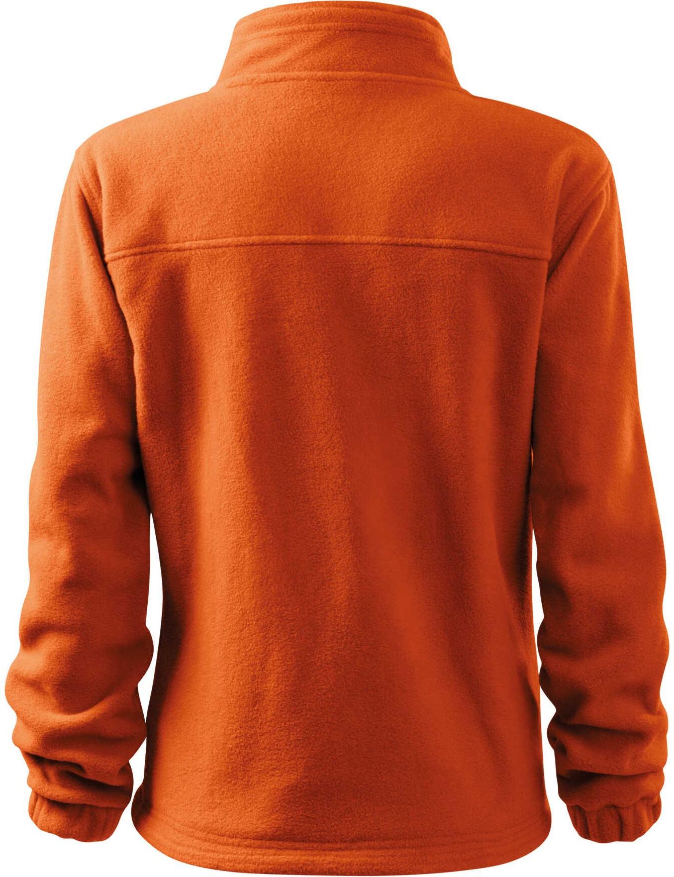 POLAR damski, bluza polarowa, rozpinana, kieszenie na suwak, RIMECK, JACKET 504, pomarańczowy - zdjęcie 7 POLAR damski, bluza polarowa, rozpinana, kieszenie na suwak, RIMECK, JACKET 504, pomarańczowy