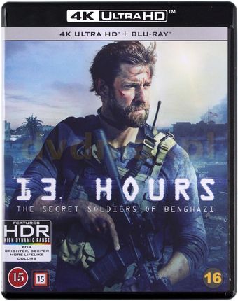 13 Hours (13 godzin: Tajna misja w Benghazi) [Blu-Ray 4K]+[Blu-Ray]