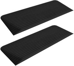 Zdjęcie vidaXL RAMPY PROGOWE, 2 SZT., 110X41X5 CM, GUMOWE - Gdańsk
