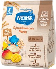 Zdjęcie Nestle Kaszka Ryżowa Bezmleczna Mango dla niemowląt po 6 miesiącu 170g - Łagów