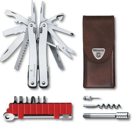 Multitool Victorinox SwissTool Spirit X Plus Ratchet - etui skórzane (3.0236.L)