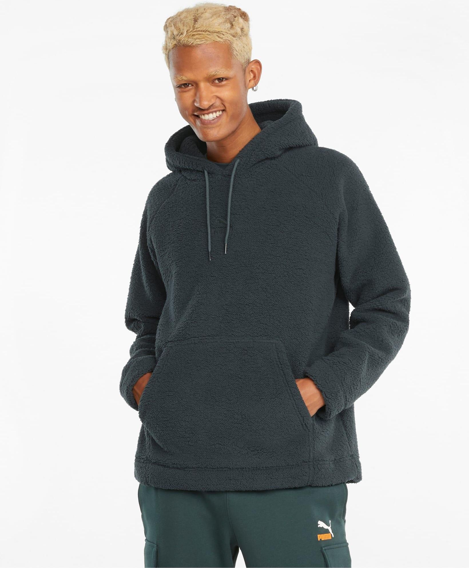 PUMA Męska Bluza Z Kapturem Classics Sherpa, Zielony - Ceny i opinie -  Ceneo.pl