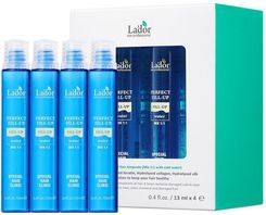 Zdjęcie La'dor Perfect Hair Fill-Up intensywna pielęgnacja nawilżająca do włosów słabych i zniszczonych 4x13 ml - Krapkowice