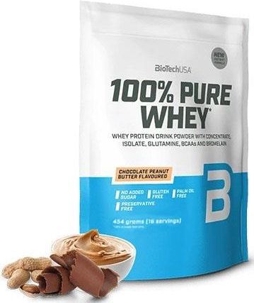 Biotechusa 100% Pure Whey Chocolate Peanut Butter 454G