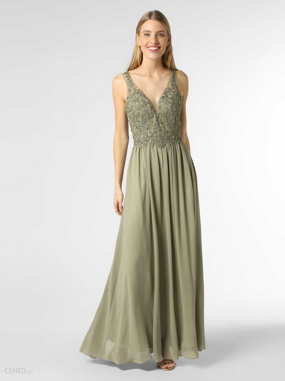 Laona - Damska sukienka wieczorowa, zielony - Ceny i opinie 