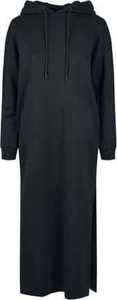 Urban Classics - Ladies Modal Terry Long Hoodie Dress - Sukienka długa - czarny