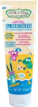 Jack N’ Jill Natural Sunscreen Krem Do Opalania Dla Dzieci Spf 30 100G