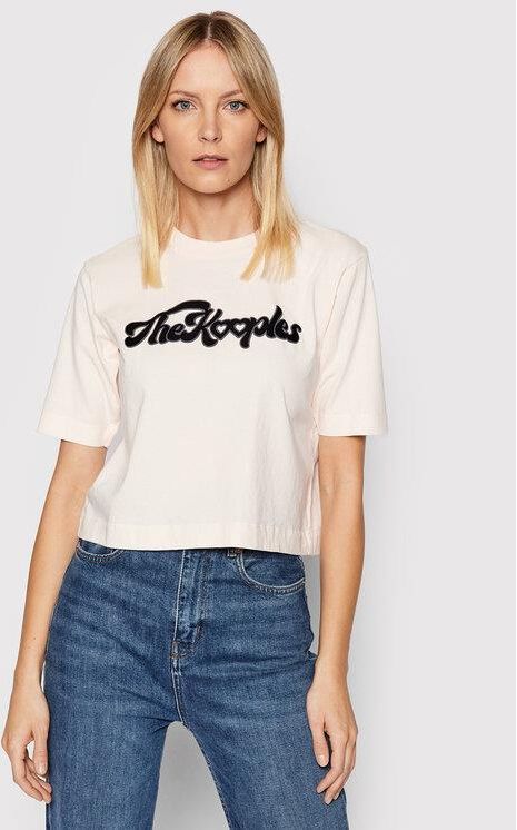 The Kooples T-Shirt Print FTSC24006K Różowy Regular Fit - Ceny i opinie -  Ceneo.pl