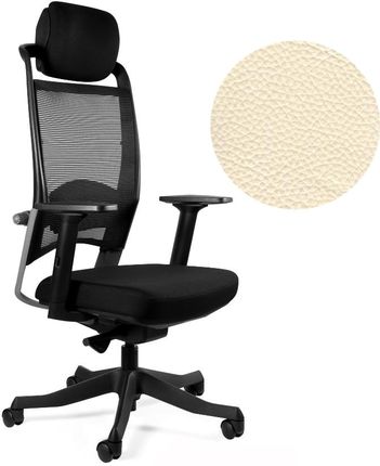 Fotel Ergonomiczny Fulkrum Hl Skóra Hl0-Biały