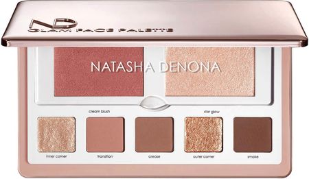 NATASHA DENONA Glam Face Palette Paleta do makijażu Light