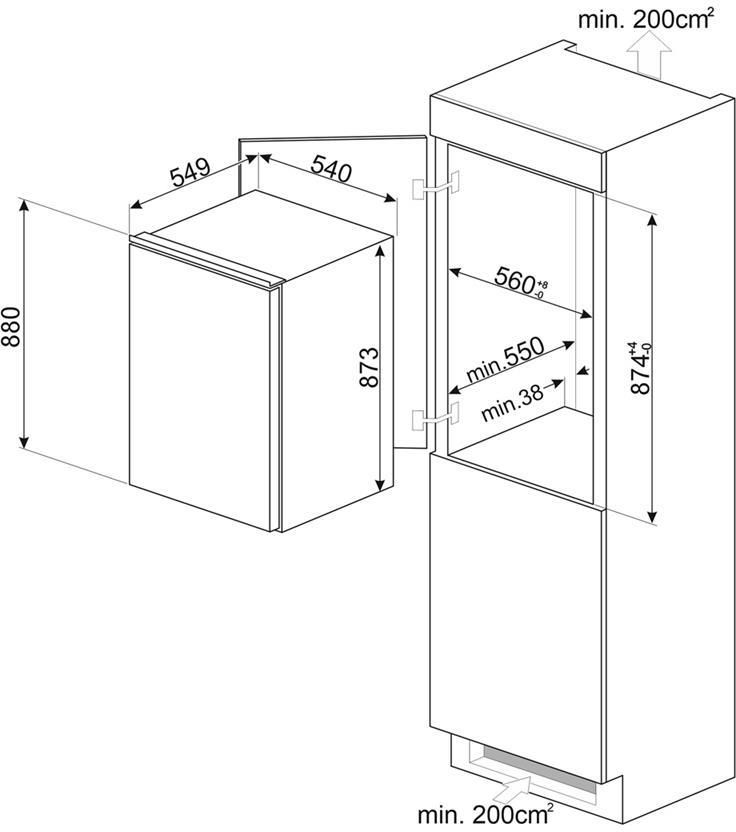 Gorenje rki 4181 aw схема встраивания