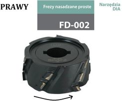FABA Frez Nasadzany FD-02 70x50/20 z2+2 DP PKD 3,0  Prawy FD002.2182