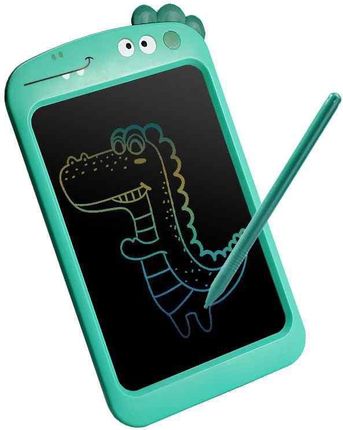 Woopie Tablet Graficzny 8.5" Dino Do Rysowania Znikopis + Rysik Zielony