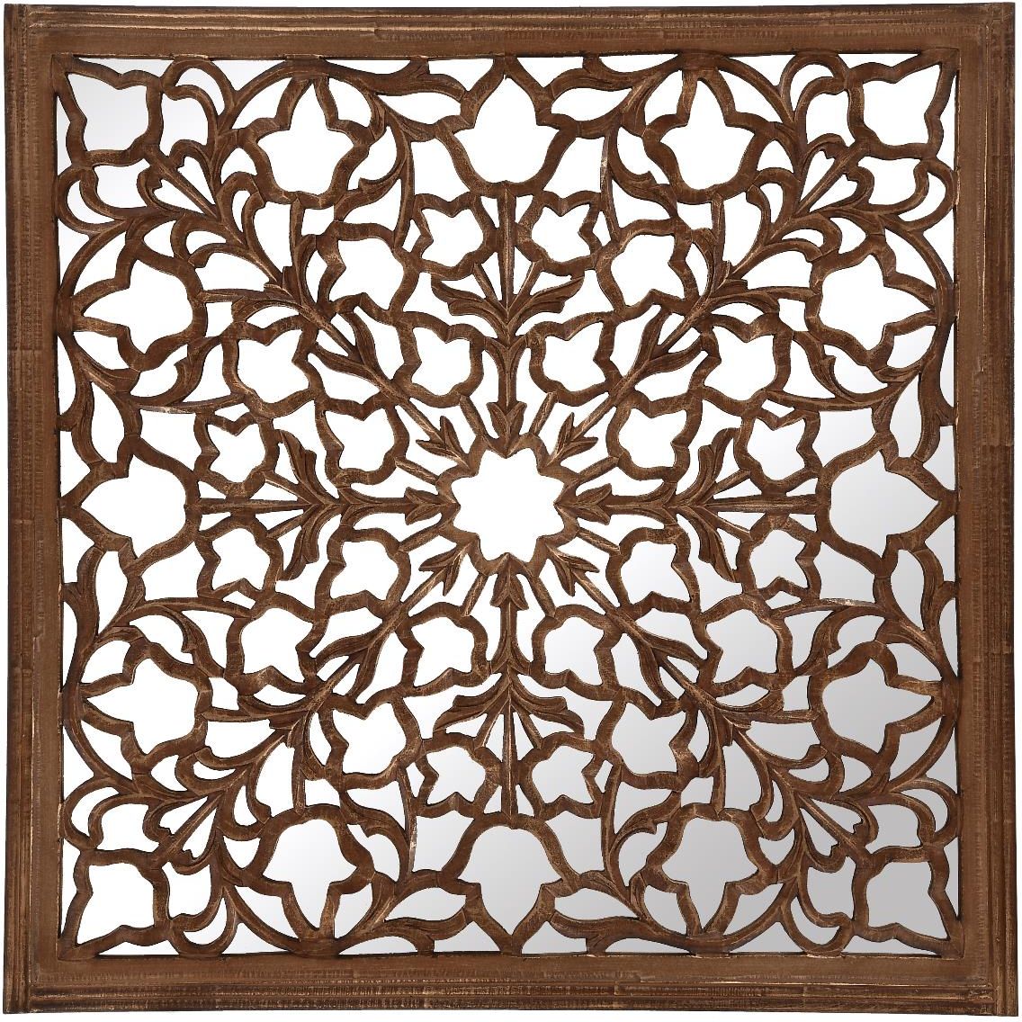 Miloo Home Lustro Dekoracyjne Safi 90X90cm 32938 Opinie i atrakcyjne