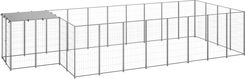 Zdjęcie Vidaxl Kojec Dla Psa Srebrny 10,89 M² Stalowy - Jastarnia