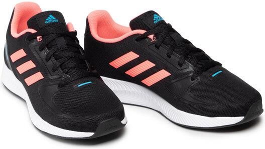 adidas Runfalcon 2.0 K Gx3537 Czarny - zdjęcie 2 adidas Runfalcon 2.0 K Gx3537 Czarny